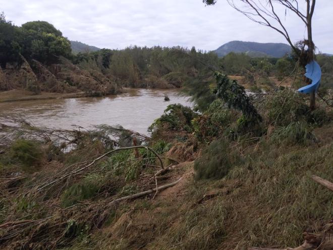 A photo of recent flooding